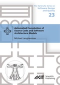 Cover: Automated Coevolution of Source Code and Software Architecture Models - KIT Scientific Publishing