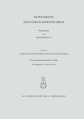 Cover: Lexikon der iberischen Inschriften | L&eacute;xico de las inscripciones ib&eacute;ricas - Reichert Verlag