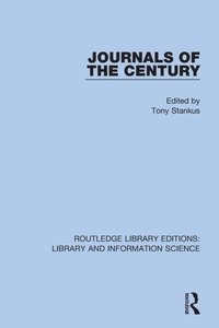 Abbildung von: Journals of the Century - Routledge