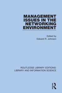 Abbildung von: Management Issues in the Networking Environment - Routledge