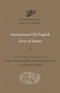Cover: Anonymous Old English Lives of Saints - Harvard University Press
