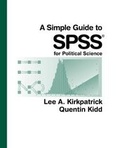 Cover: A Simple Guide to SPSS for Political Science - CENGAGE Learning Custom Publishing