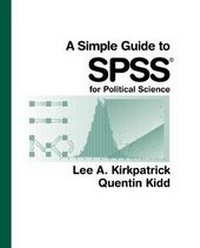 Enlarge image Cover: A Simple Guide to SPSS for Political Science - CENGAGE Learning Custom Publishing
