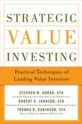 Cover: Strategic Value Investing: Practical Techniques of Leading Value Investors - McGraw-Hill Professional