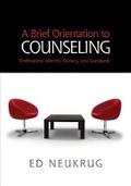 Cover: A Brief Orientation to Counseling - CENGAGE Learning Custom Publishing