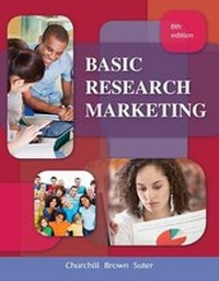Enlarge image Cover: Basic Marketing Research - South-Western College Publishing