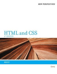 Abbildung von: New Perspectives on HTML and CSS - Cengage Learning