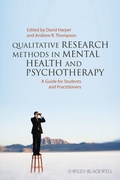 Cover: Qualitative Research Methods in Mental Health and Psychotherapy - Wiley