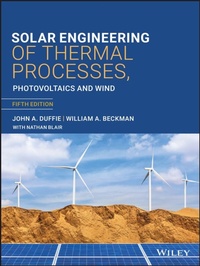 Enlarge image Cover: Solar Engineering of Thermal Processes, Photovoltaics and Wind - Wiley