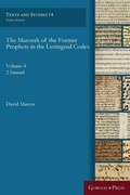 Cover: The Masorah of the Former Prophets in the Leningrad Codex - Gorgias Press
