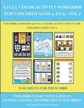 Cover: Fun Sheets for Preschool (A full color activity workbook for children aged 4 to 5 - Vol 2) - Activity Books for Toddlers