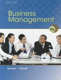Enlarge image Cover: Business Management - South-Western College Publishing