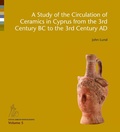 Cover: A Study of the Circulation of Ceramics in Cyprus from the 3rd Century BC to the 3rd Century Ad - Aarhus University Press