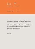 Cover: Literature review: drivers of migration - German Institute of Development and Sustainability (IDOS) gGmbH