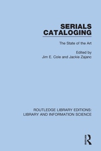 Abbildung von: Serials Cataloging - Routledge