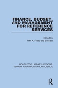 Cover: Finance, Budget, and Management for Reference Services - Routledge
