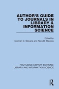 Cover: Author's Guide to Journals in Library & Information Science - Routledge