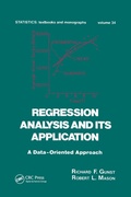 Cover: Regression Analysis and its Application - CRC Press