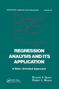 Enlarge image Cover: Regression Analysis and its Application - CRC Press