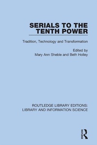 Abbildung von: Serials to the Tenth Power - Routledge