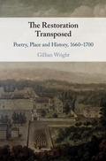 Cover: The Restoration Transposed - Cambridge University Press