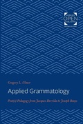 Cover: Applied Grammatology - Johns Hopkins University Press