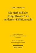 Bild: Die Methodik der "Eingriffsnorm" im modernen Kollisionsrecht - Mohr Siebeck