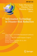 Cover: Information Technology in Disaster Risk Reduction - Springer