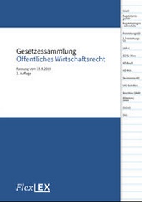 Abbildung von: Gesetzessammlung Öffentliches Wirtschaftsrecht - Facultas / FlexLEX