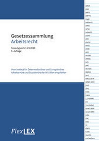 Abbildung von: Gesetzessammlung Arbeitsrecht - Facultas / FlexLEX