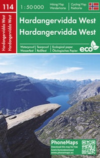 Abbildung von: Hardangervidda West, Wander - Radkarte 1 : 50 000 - Freytag-Berndt und ARTARIA