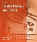 Cover: Health Politics and Policy - Delmar Cengage Learning