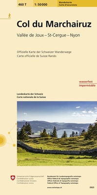 Abbildung von: 460T Col du Marchairuz Wanderkarte - swisstopo