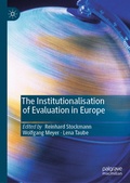 Cover: The Institutionalisation of Evaluation in Europe - Palgrave Macmillan