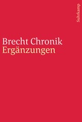 Cover: Brecht Chronik 1898-1956 - Suhrkamp