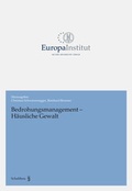 Cover: Bedrohungsmanagement - H&auml;usliche Gewalt - Schulthess Juristische Medien