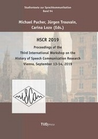 Enlarge image Cover: HSCR 2019 - TUDpress