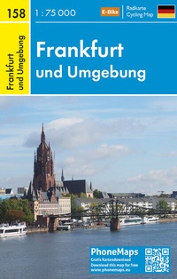 Abbildung von: Frankfurt und Umgebung, Radkarte 1 : 75 000 - Freytag-Berndt und ARTARIA