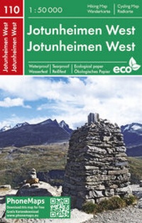 Abbildung von: Jotunheimen West, Wander - Radkarte 1 : 50 000 - Freytag-Berndt und ARTARIA