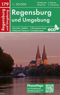 Abbildung von: Regensburg und Umgebung, Wander - Radkarte 1 : 50 000 - Freytag-Berndt und ARTARIA