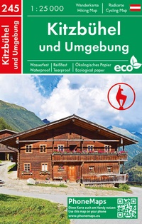 Abbildung von: Kitzbühel und Umgebung, Wander - Radkarte 1 : 25 000 - Freytag-Berndt und ARTARIA