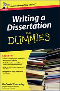 Enlarge image Cover: Writing a Dissertation For Dummies, UK Edition - Wiley