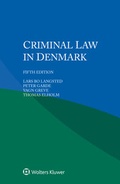 Cover: Criminal Law in Denmark - Kluwer Law International