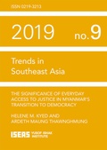 Cover: The Significance of Everyday Access to Justice in Myanmar's Transition to Democracy - ISEAS Publishing