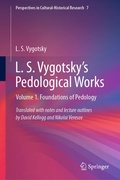 Cover: L. S. Vygotsky's Pedological Works - Springer