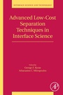Cover: Advanced Low-Cost Separation Techniques in Interface Science - Academic Press