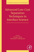 Cover: Advanced Low-Cost Separation Techniques in Interface Science - Academic Press