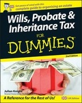 Cover: Wills, Probate, and Inheritance Tax For Dummies, 2nd UK Edition - Wiley