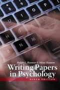 Cover: Writing Papers in Psychology - Wadsworth Publishing Co Inc