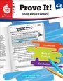 Cover: Prove It! Using Textual Evidence, Levels 6-8 - Shell Educational Publishing